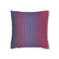 Ombre Pattern THROW PILLOW COVER — Pink & Teal Decorative Cushion Cover