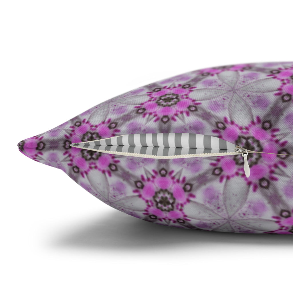 Gisele Pink Floral THROW PILLOW COVER — Decorative Throw Pillow Cover