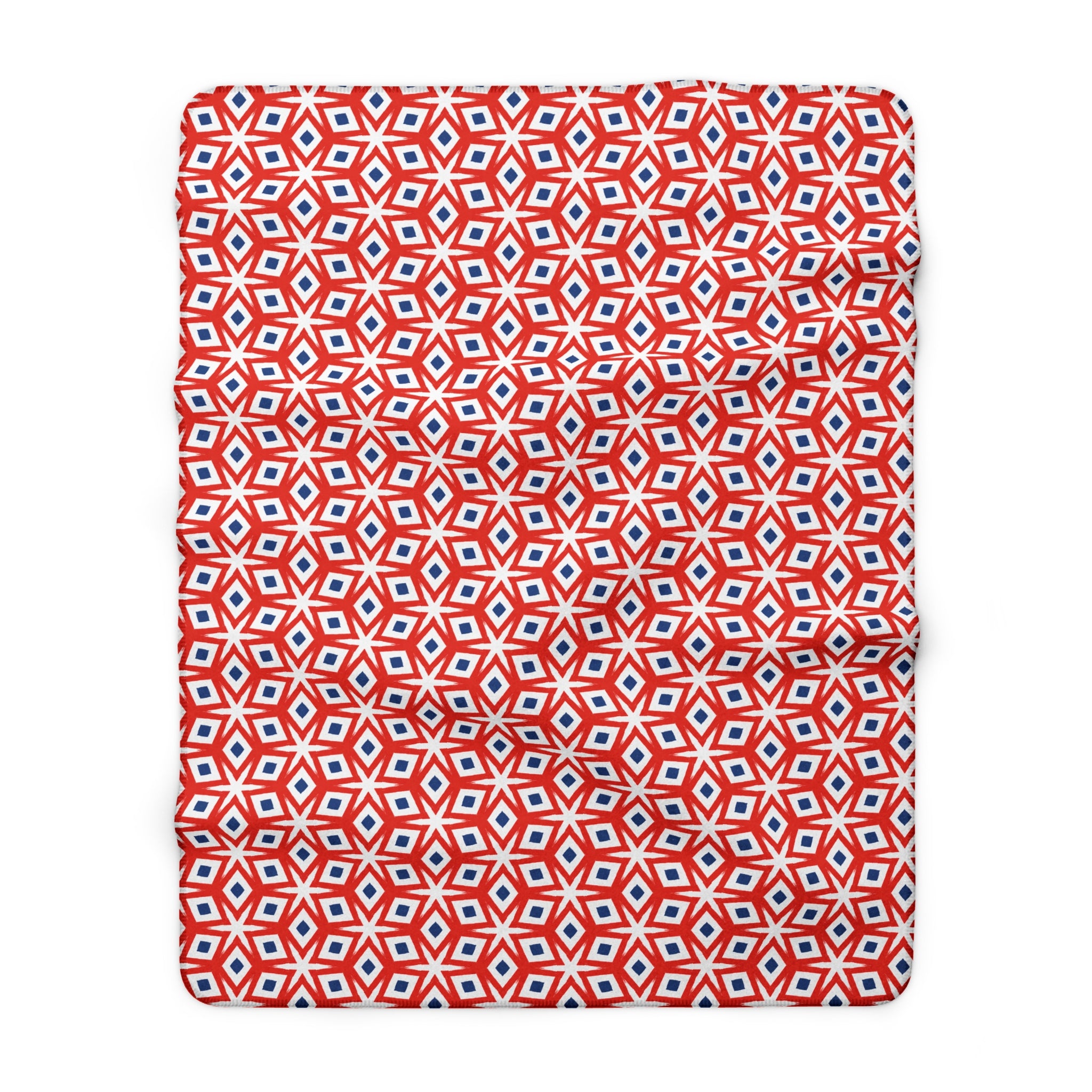 July 4th Fun Sherpa Blanket — Patriotic Independence Day Throw
