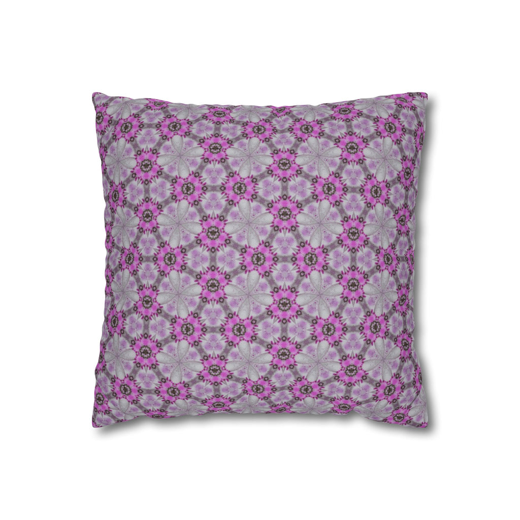 Gisele Pink Floral THROW PILLOW COVER — Decorative Throw Pillow Cover