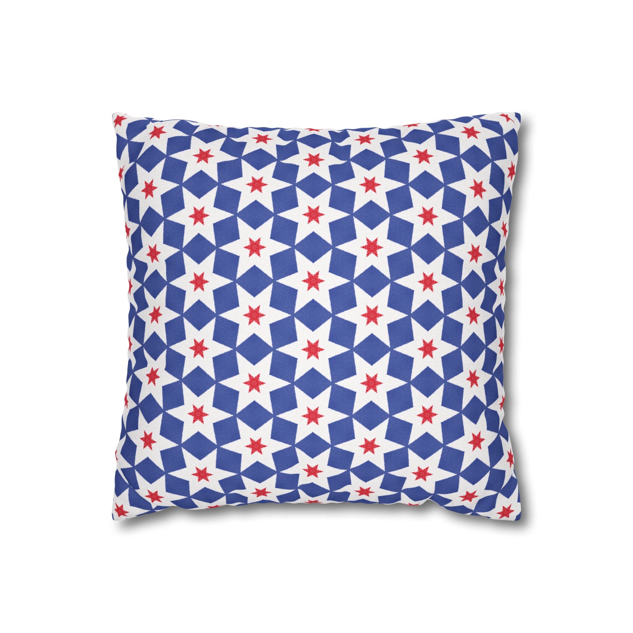 Independence Day Stars Red White & Blue THROW PILLOW COVER