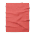 July 4th Stars Sherpa Fleece Blanket — Patriotic Square Pillow Design