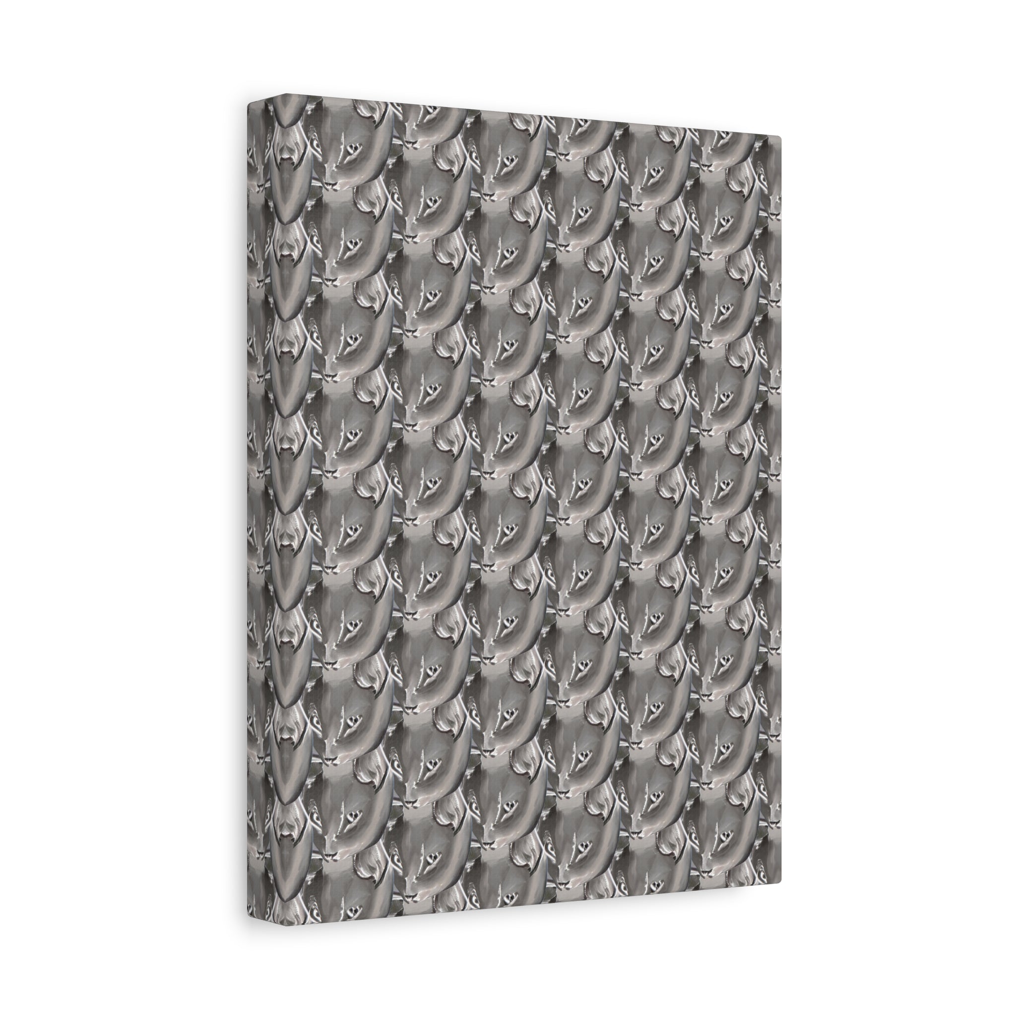 Quirky Cat Art Matte Canvas Print — Stretched 1.25"