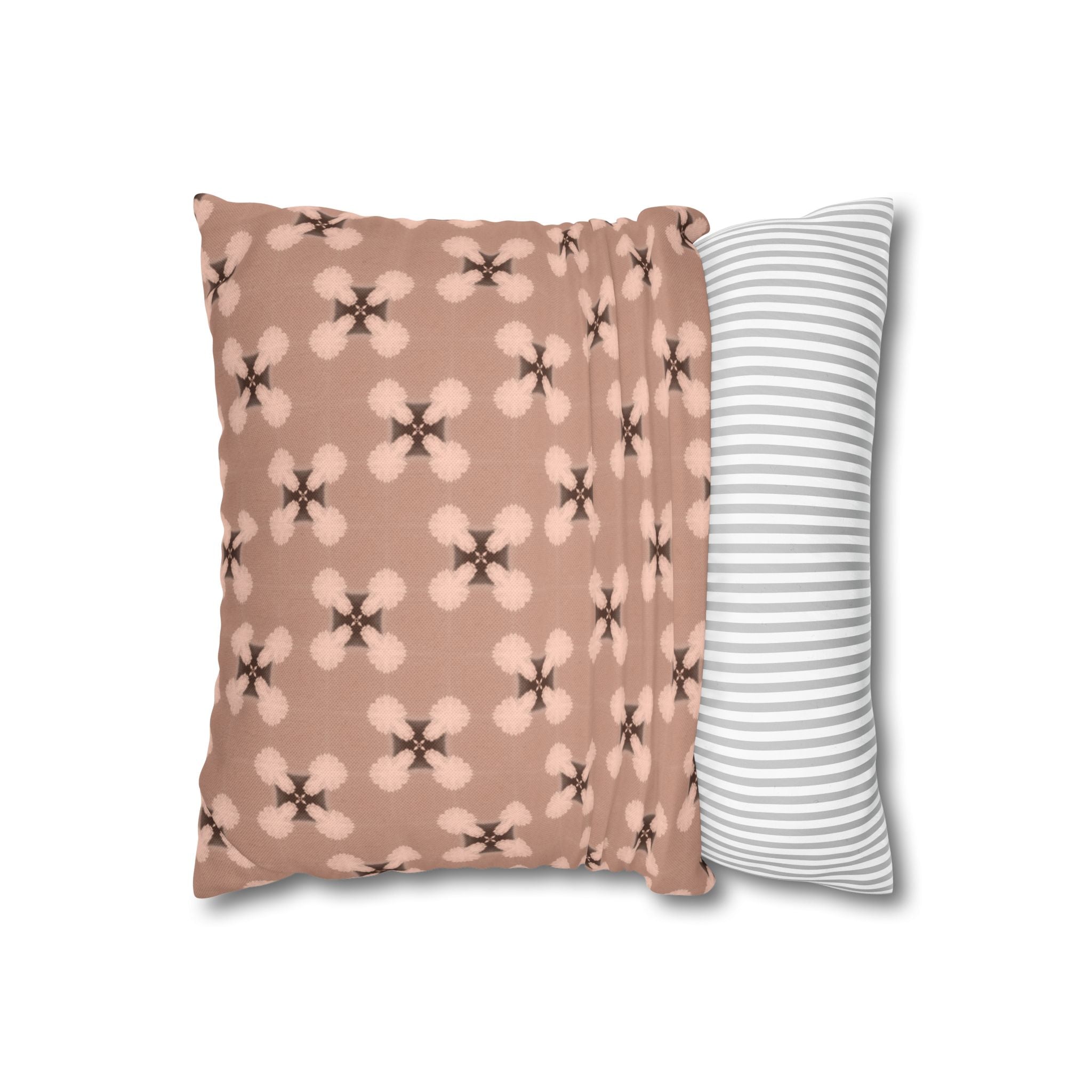 Blush Floral Pattern THROW PILLOW COVER — Decorative Throw Pillow Cover