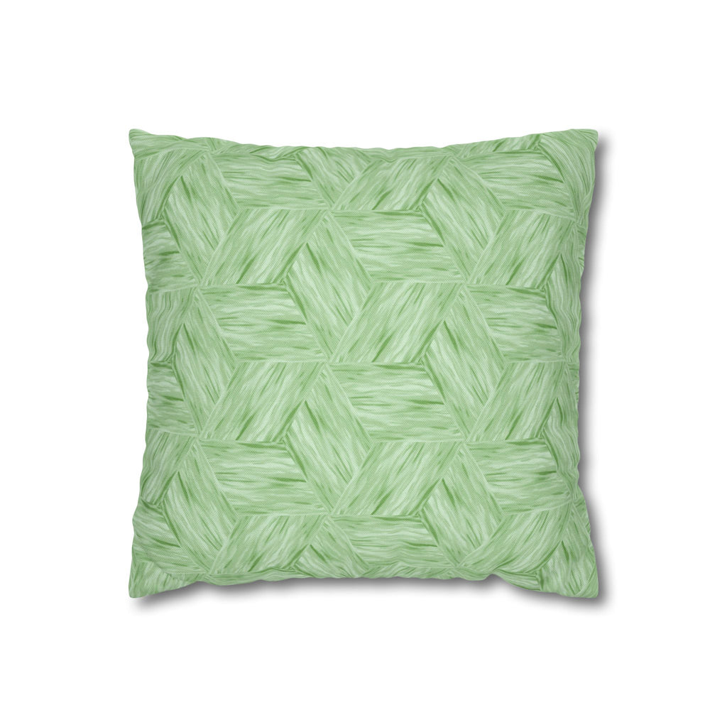 Mint Green Decorative THROW PILLOW COVER — Square Accent Pillow Cover
