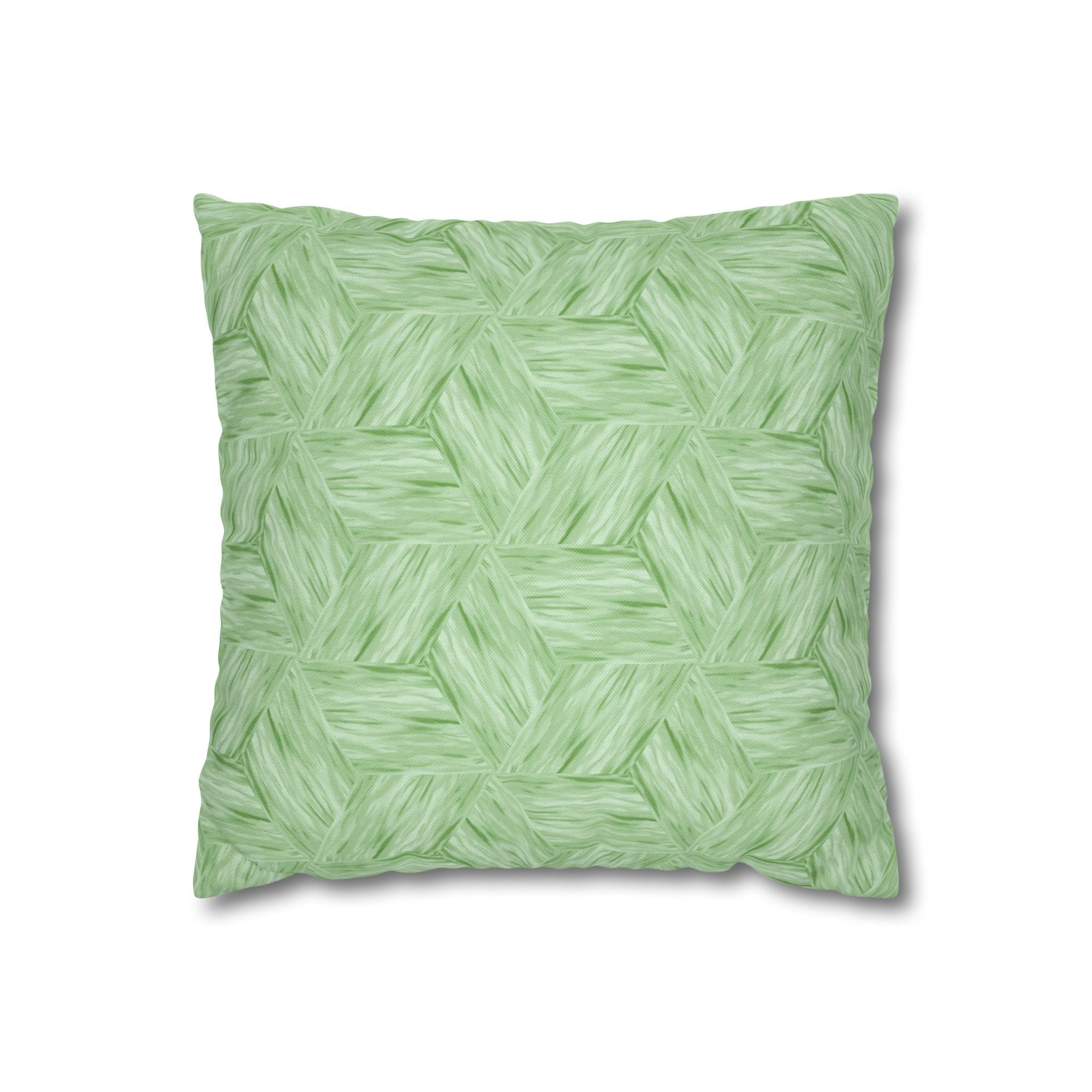 Mint Green Decorative THROW PILLOW COVER — Square Accent Pillow Cover