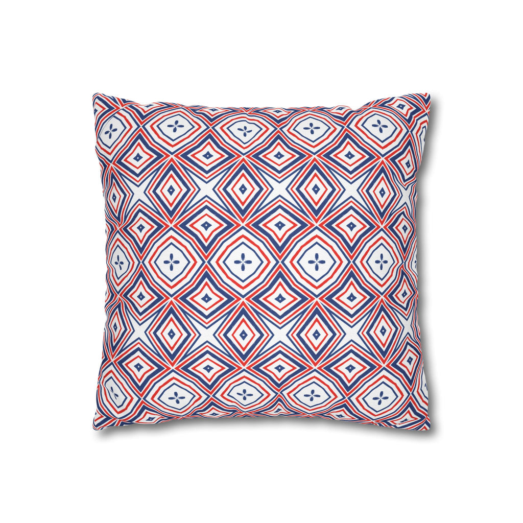 4th of July Red White & Blue THROW PILLOW COVER for Throw Pillow