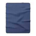 Patriotic July 4th Blue Stars Sherpa Fleece Blanket