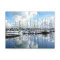 Marina Reflections Matte Canvas Print