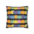 Colorful Pastel Pumpkin THROW PILLOW COVER — Halloween Fall Decorative Throw Pillow