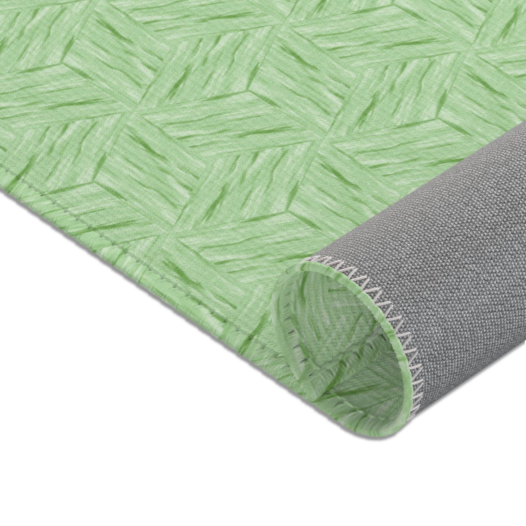 Mint Green Area Rug — Soft Pastel Living Room Rug
