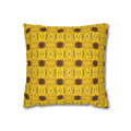 Sunflower Mosaic Decorative THROW PILLOW COVER — Yellow Floral Decorative Throw Pillow