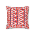 July 4th Fun THROW PILLOW COVER — Patriotic Spun Polyester Pillow Cover