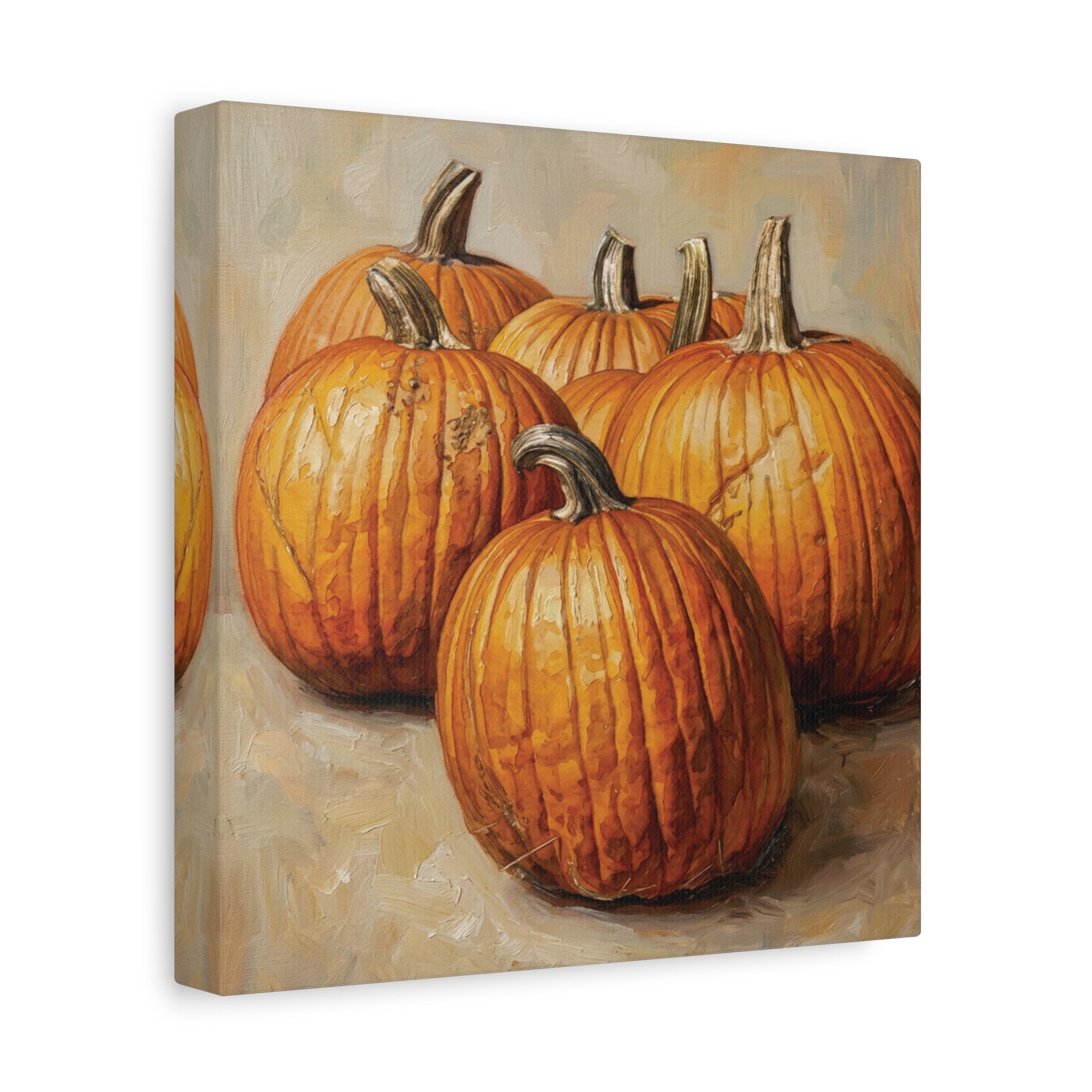 Pumpkin Still Life Canvas