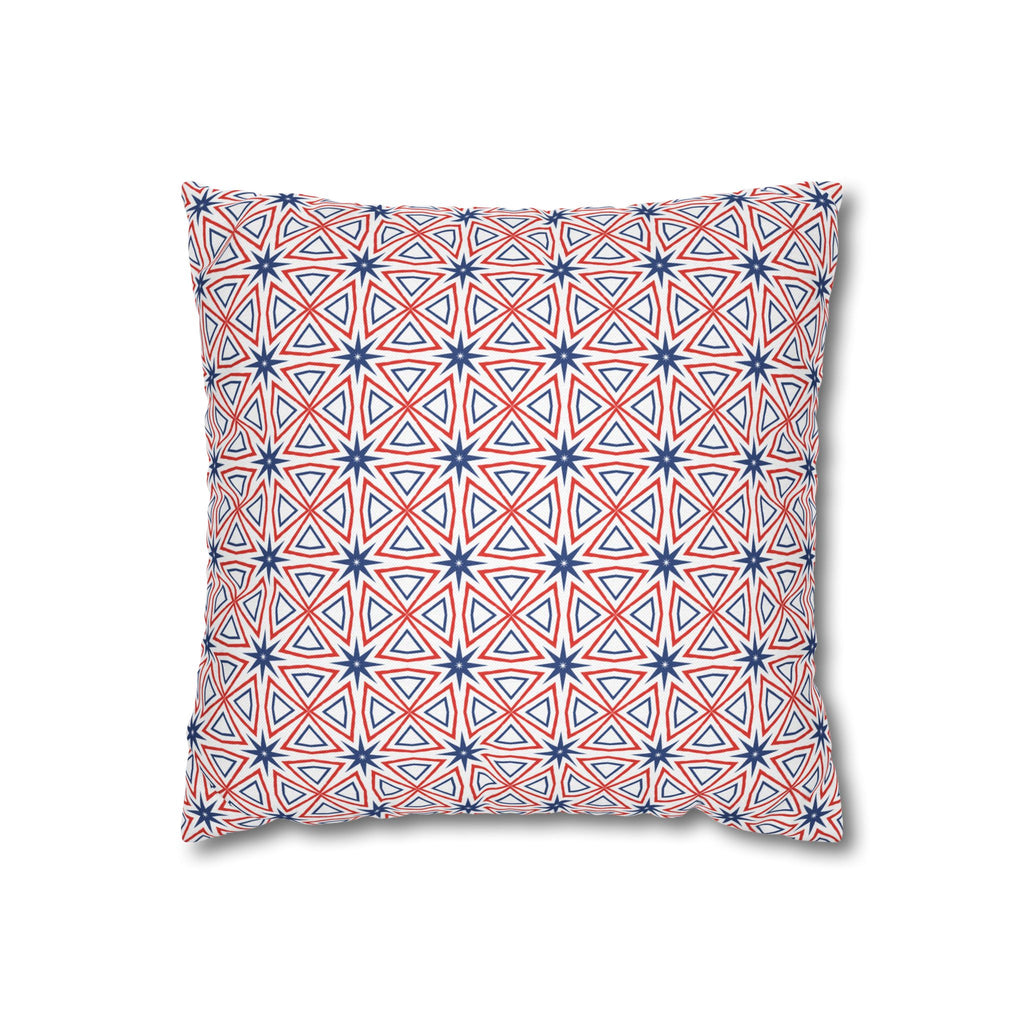 Independence Day Red White & Blue THROW PILLOW COVER
