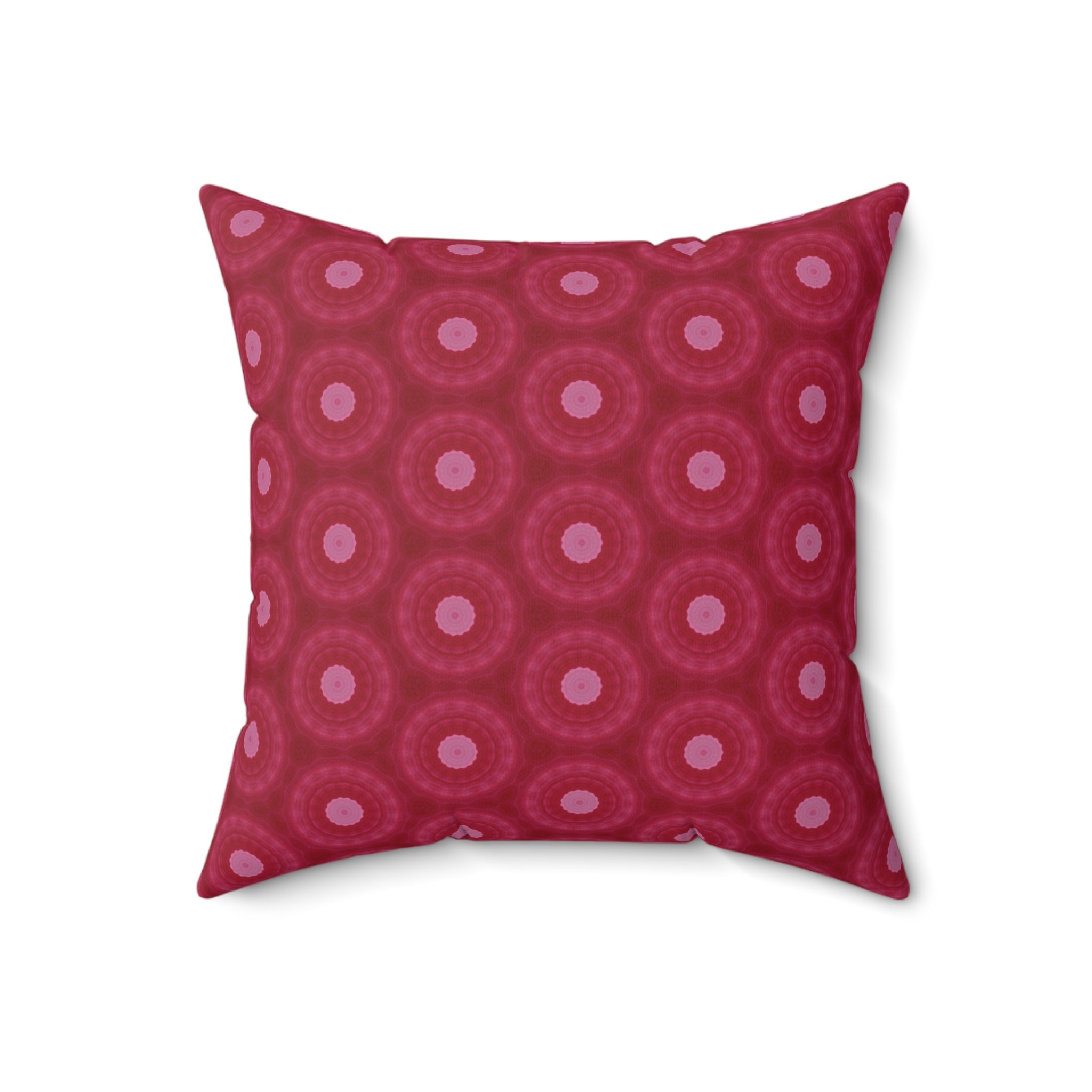 Berry Geo Dot Decorative Pillow