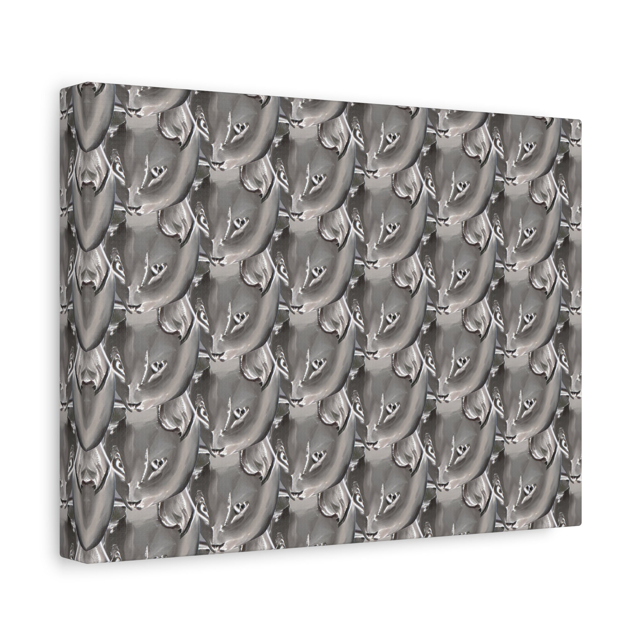 Quirky Cat Art Matte Canvas Print — Stretched 1.25"
