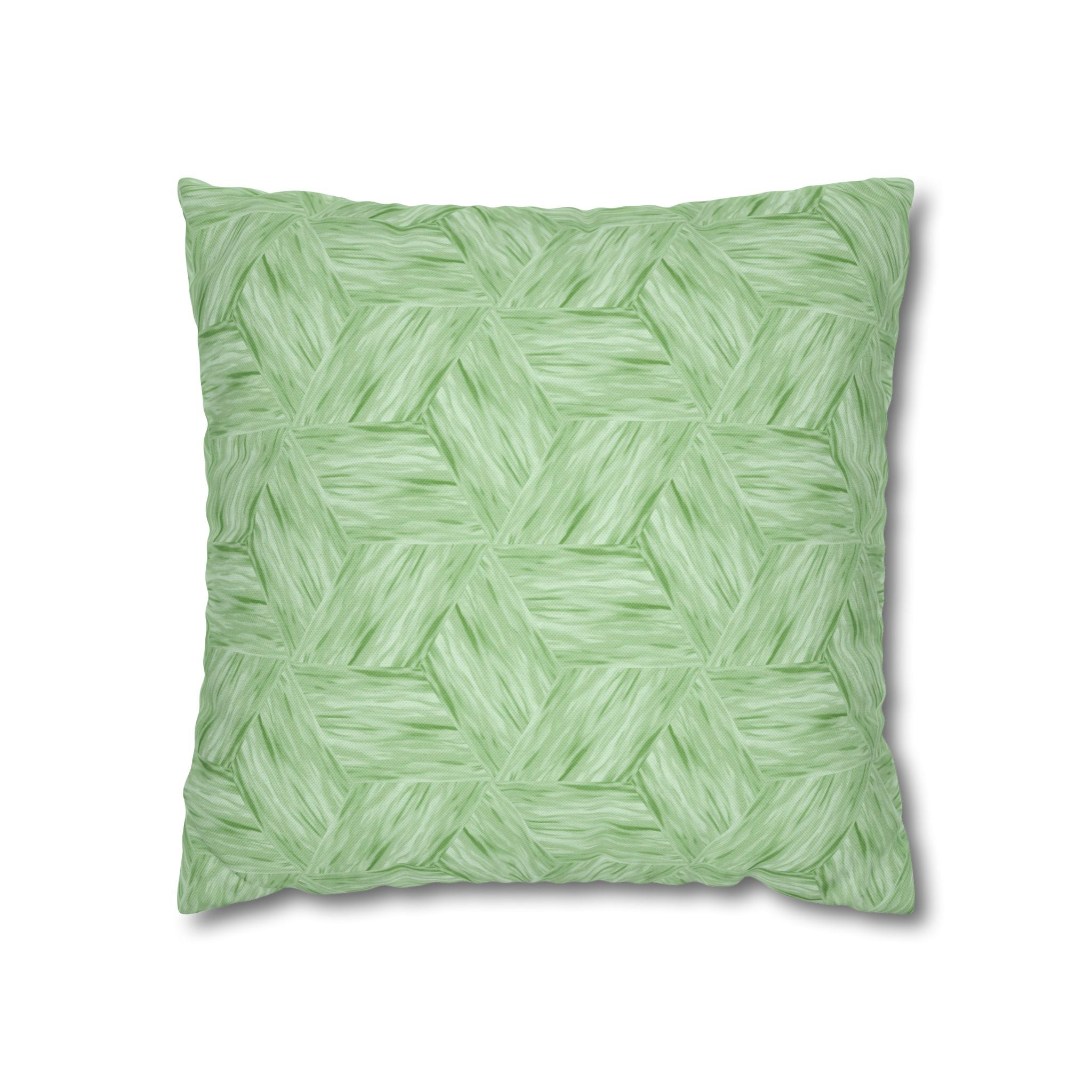 Mint Green Decorative THROW PILLOW COVER — Square Accent Pillow Cover