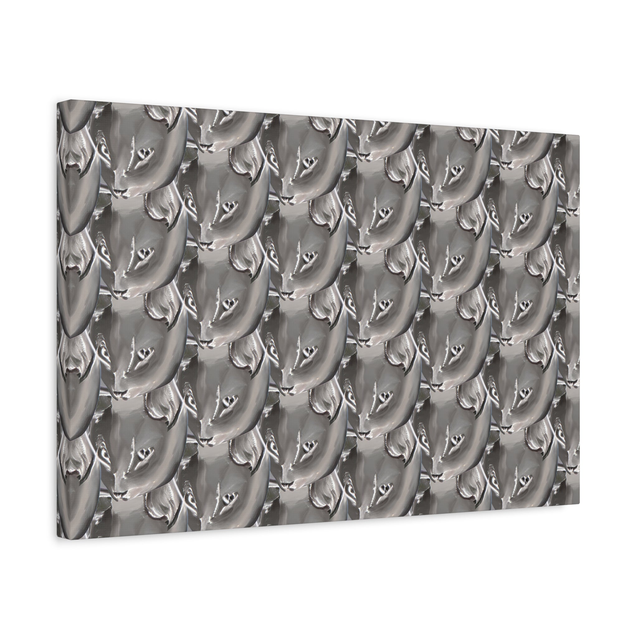 Quirky Cat Art Matte Canvas Print — Stretched 1.25"