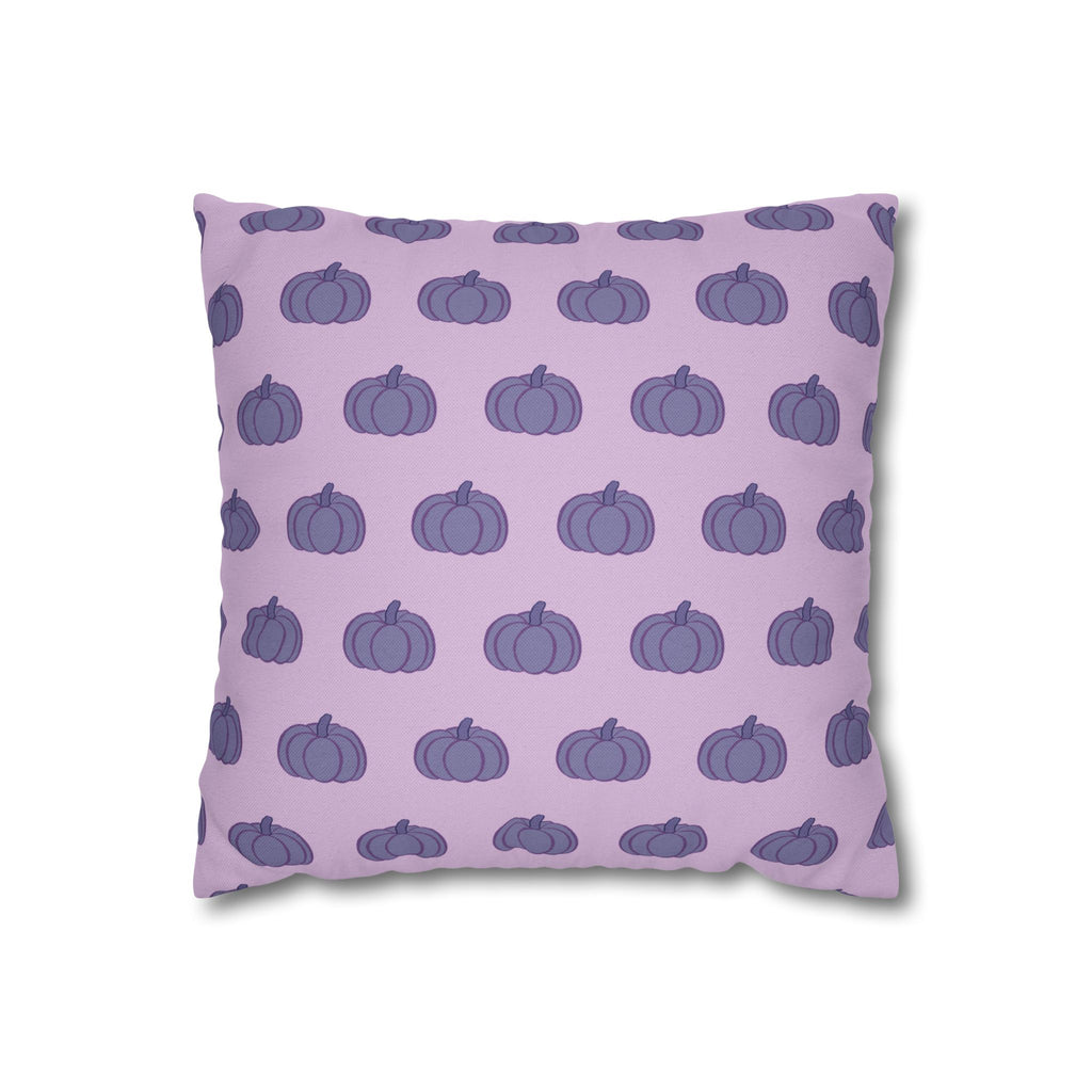 Lavender Pumpkin Pattern THROW PILLOW COVER - Lavender Fall Throw Pillow Cover