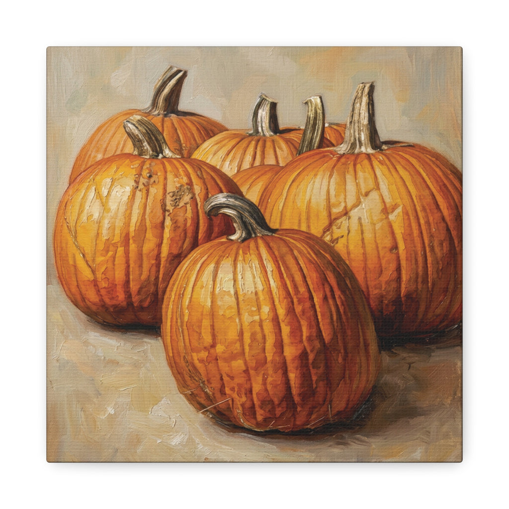 Pumpkin Still Life Canvas