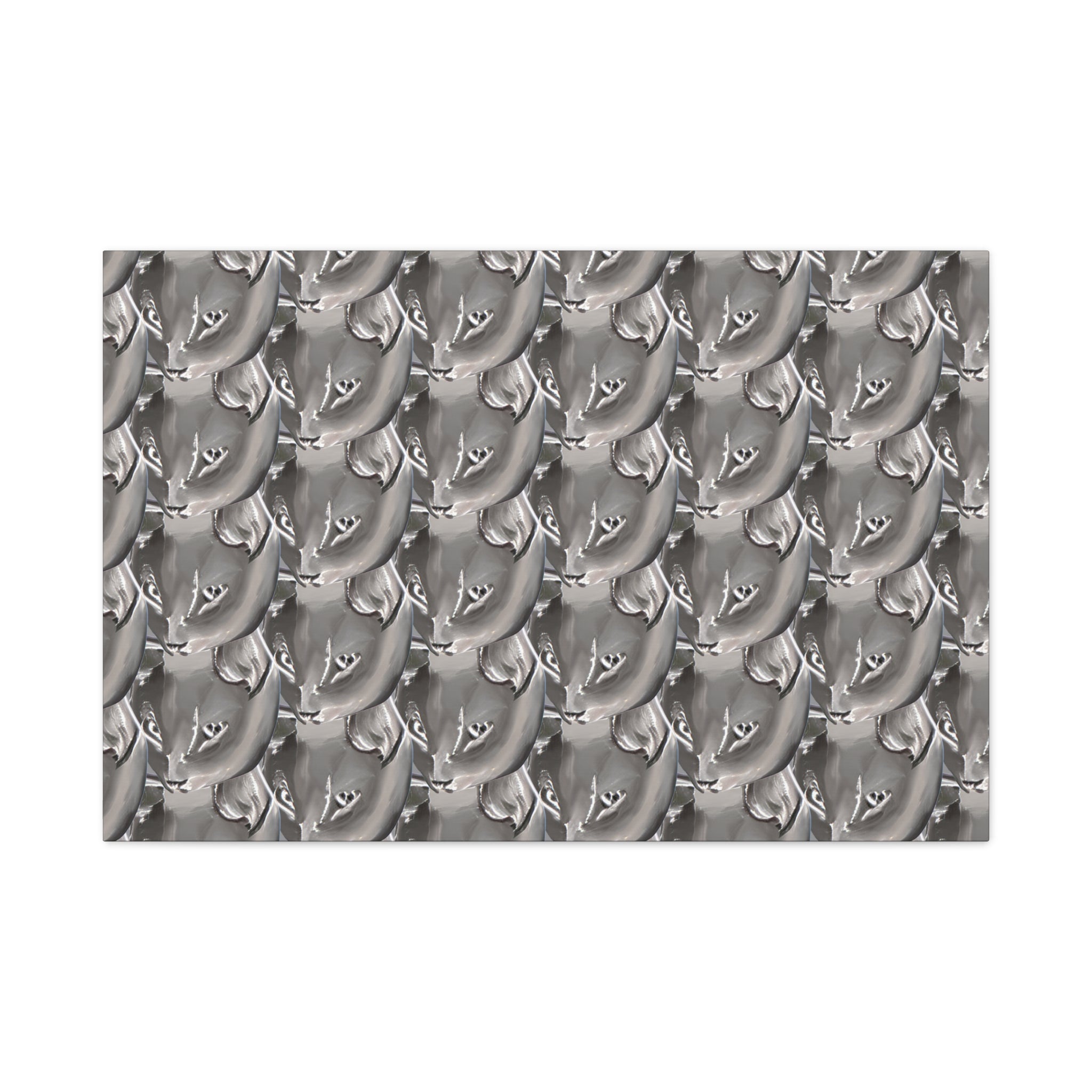 Quirky Cat Art Matte Canvas Print — Stretched 1.25"