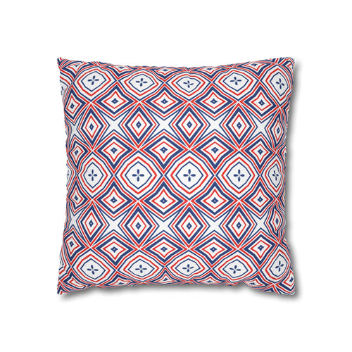 4th of July Red White & Blue THROW PILLOW COVER for Throw Pillow