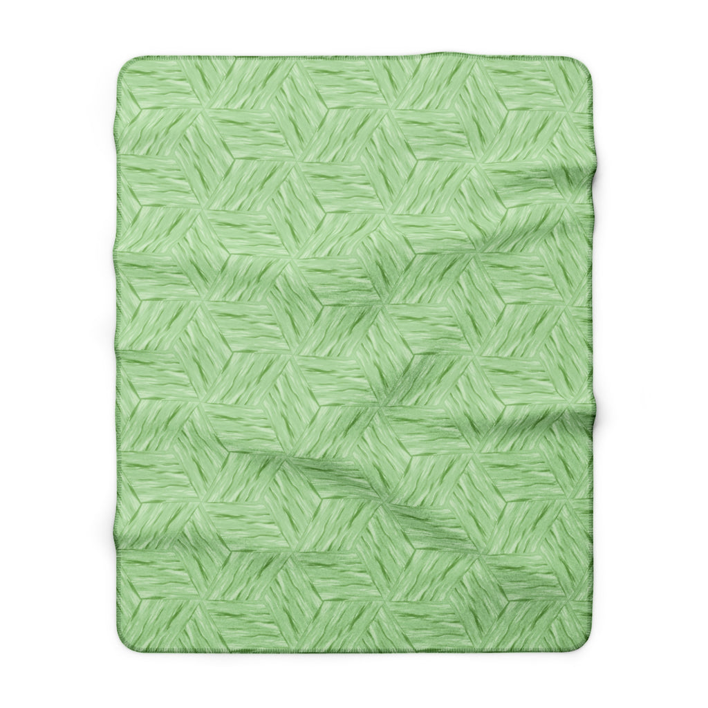 Pale Green Fleece Blanket