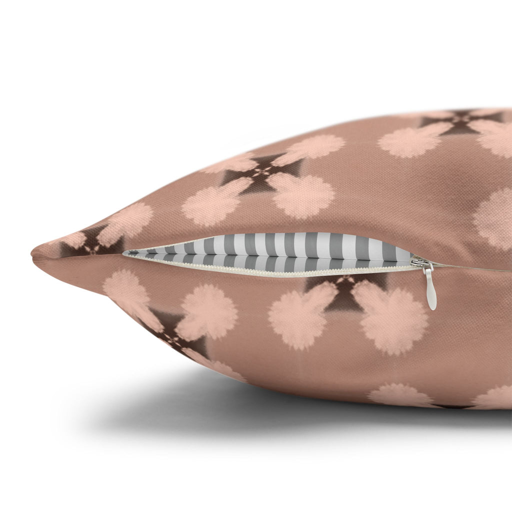 Blush Floral Pattern THROW PILLOW COVER — Decorative Throw Pillow Cover