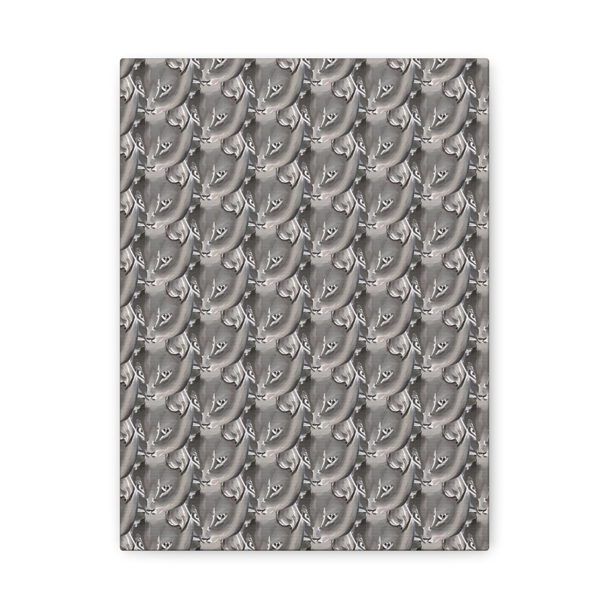 Quirky Cat Art Matte Canvas Print — Stretched 1.25"