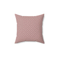 Brown Leopard Print Spun Polyester Square Pillow