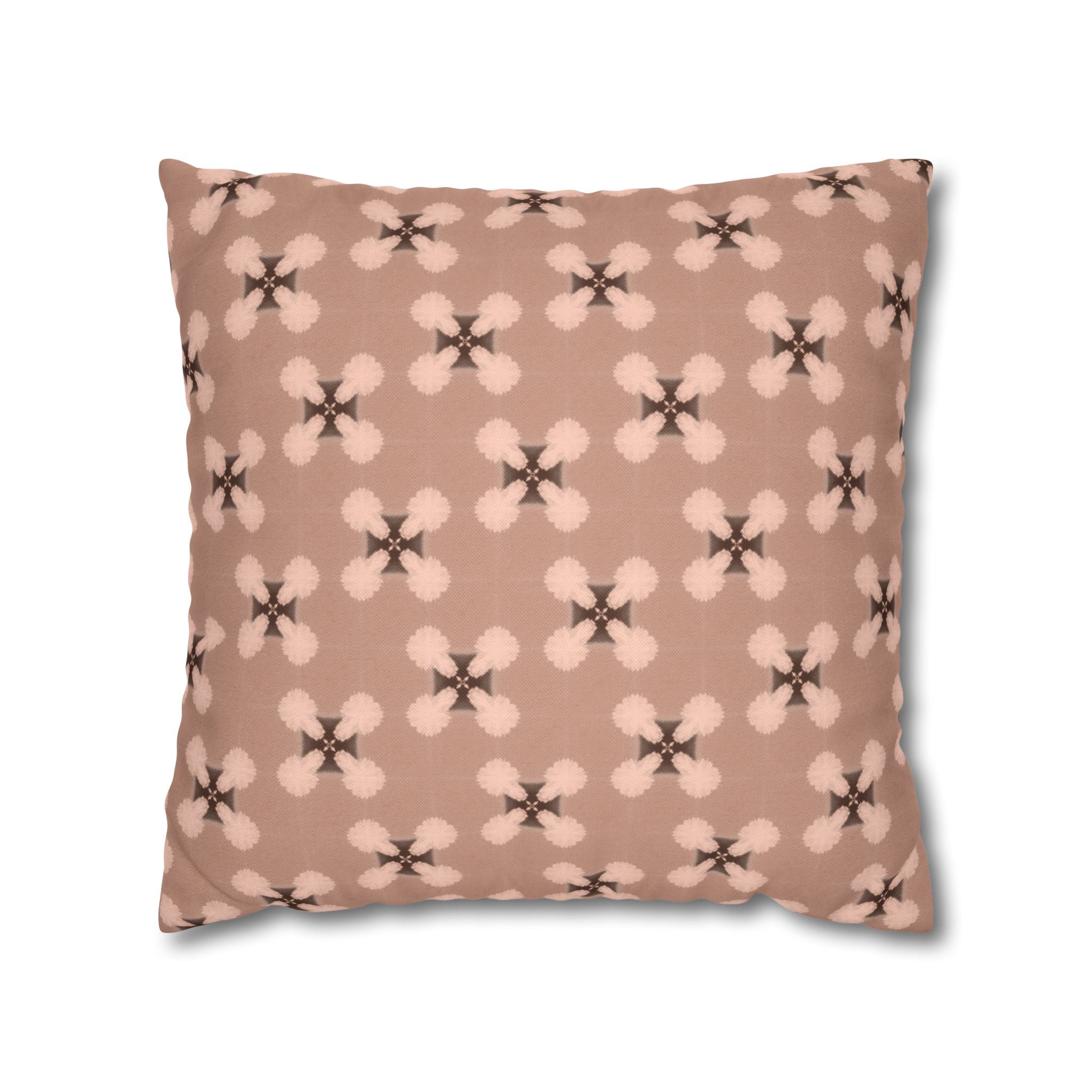 Blush Floral Pattern THROW PILLOW COVER — Decorative Throw Pillow Cover
