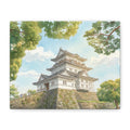 Japanese Odawara Castle Matte Canvas Wall Art – Stretched 1.25"