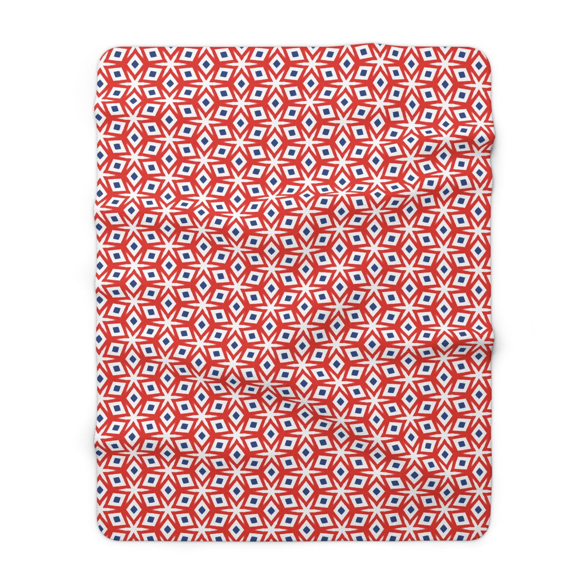 July 4th Fun Sherpa Blanket — Patriotic Independence Day Throw