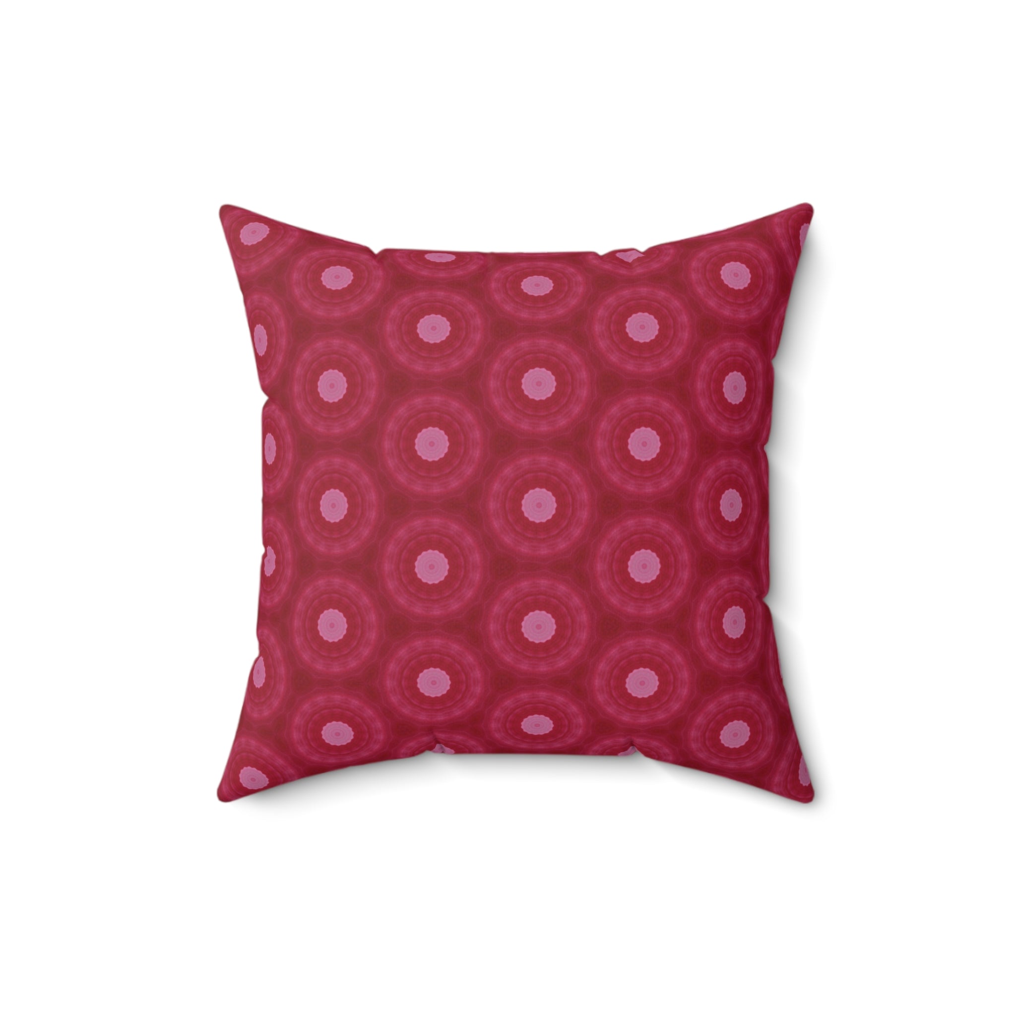 Berry Geo Dot Decorative Pillow