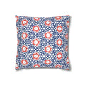 Red White & Blue Holiday THROW PILLOW COVER – Patriotic Square Throw Pillow Cover