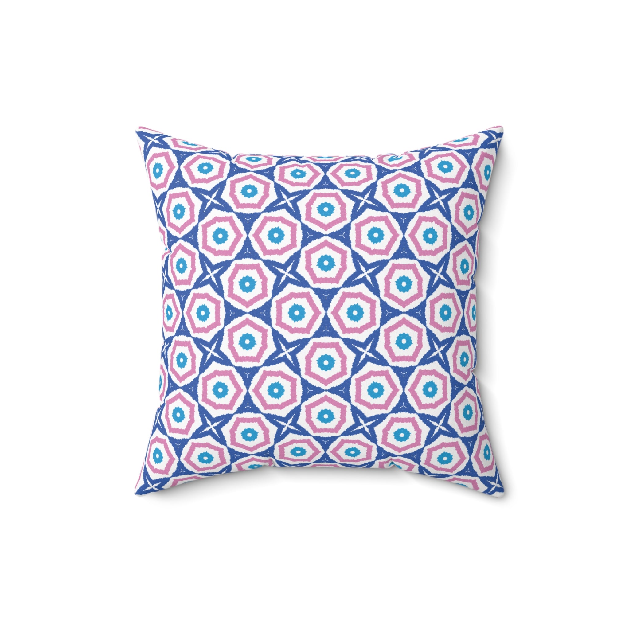 Blue & Pink Decorative Pillow