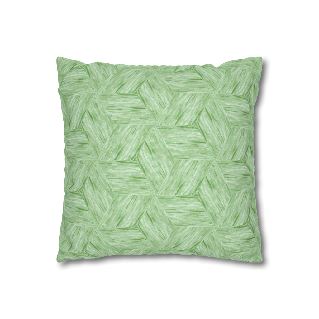 Mint Green Decorative THROW PILLOW COVER — Square Accent Pillow Cover