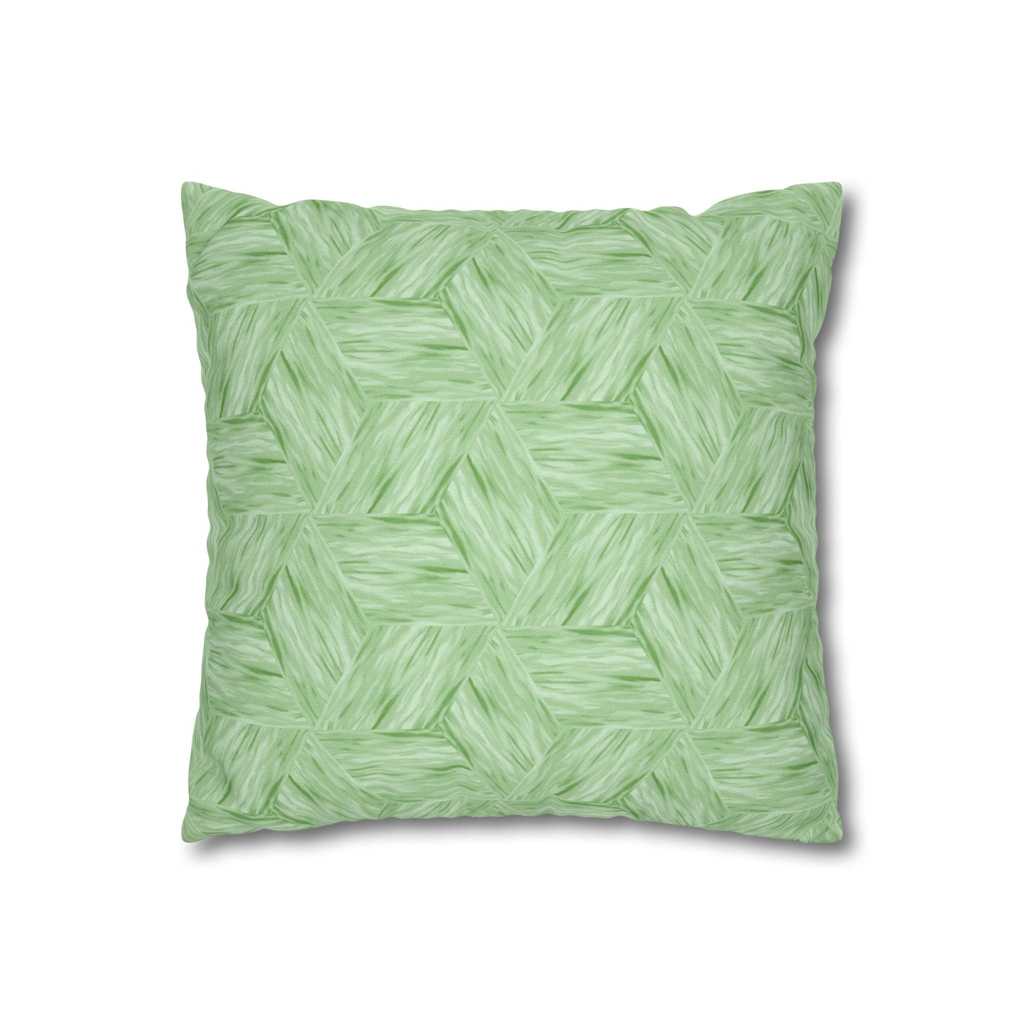 Mint Green Decorative THROW PILLOW COVER — Square Accent Pillow Cover