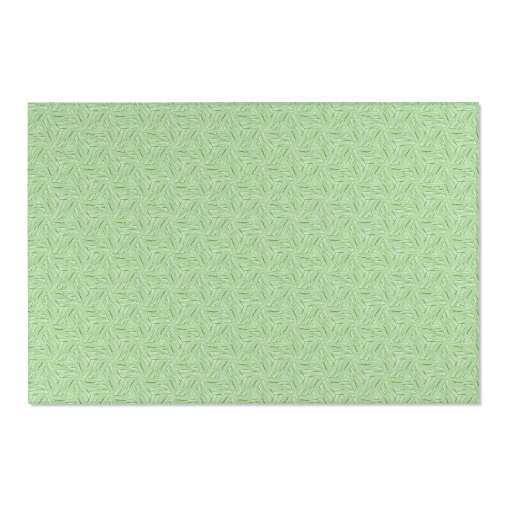 Mint Green Area Rug — Soft Pastel Living Room Rug