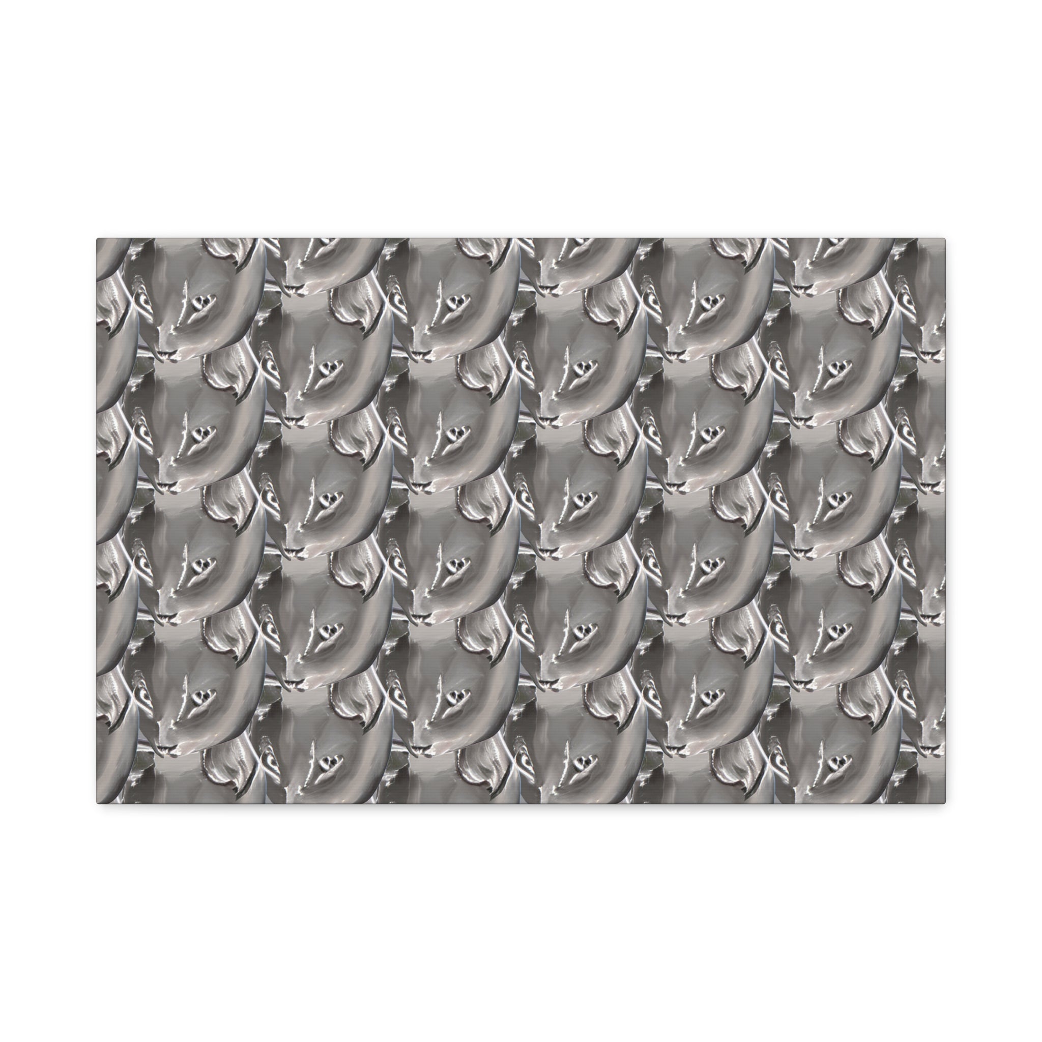 Quirky Cat Art Matte Canvas Print — Stretched 1.25"