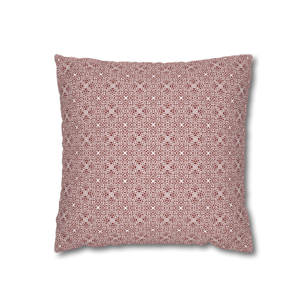 Brown Leopard Print THROW PILLOW COVER - Decorative Square Throw Pillow Cover