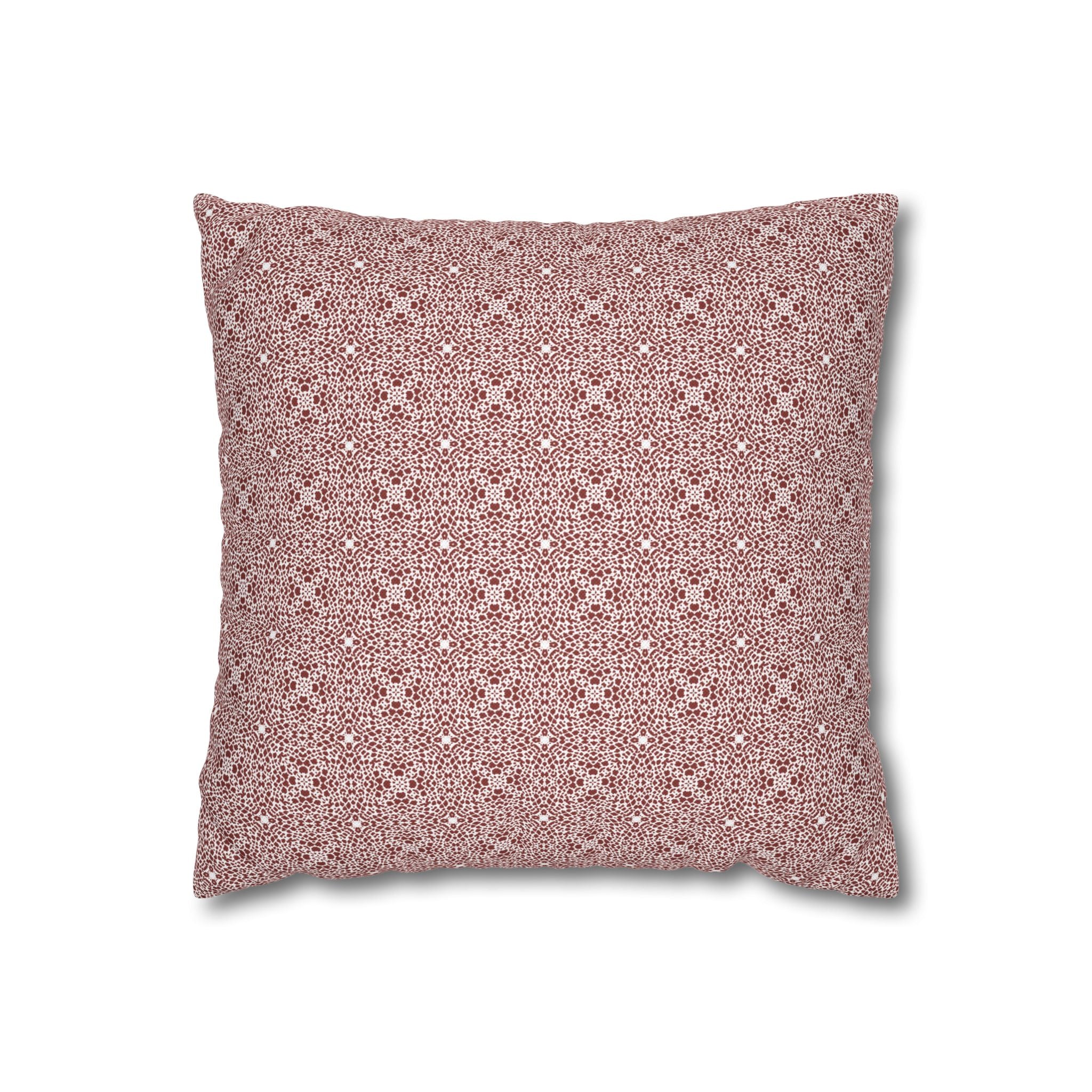 Brown Leopard Print THROW PILLOW COVER - Decorative Square Throw Pillow Cover
