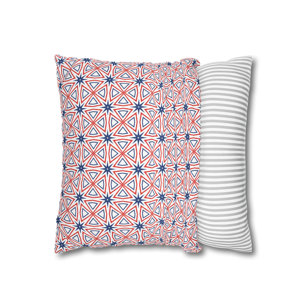 Independence Day Red White & Blue THROW PILLOW COVER