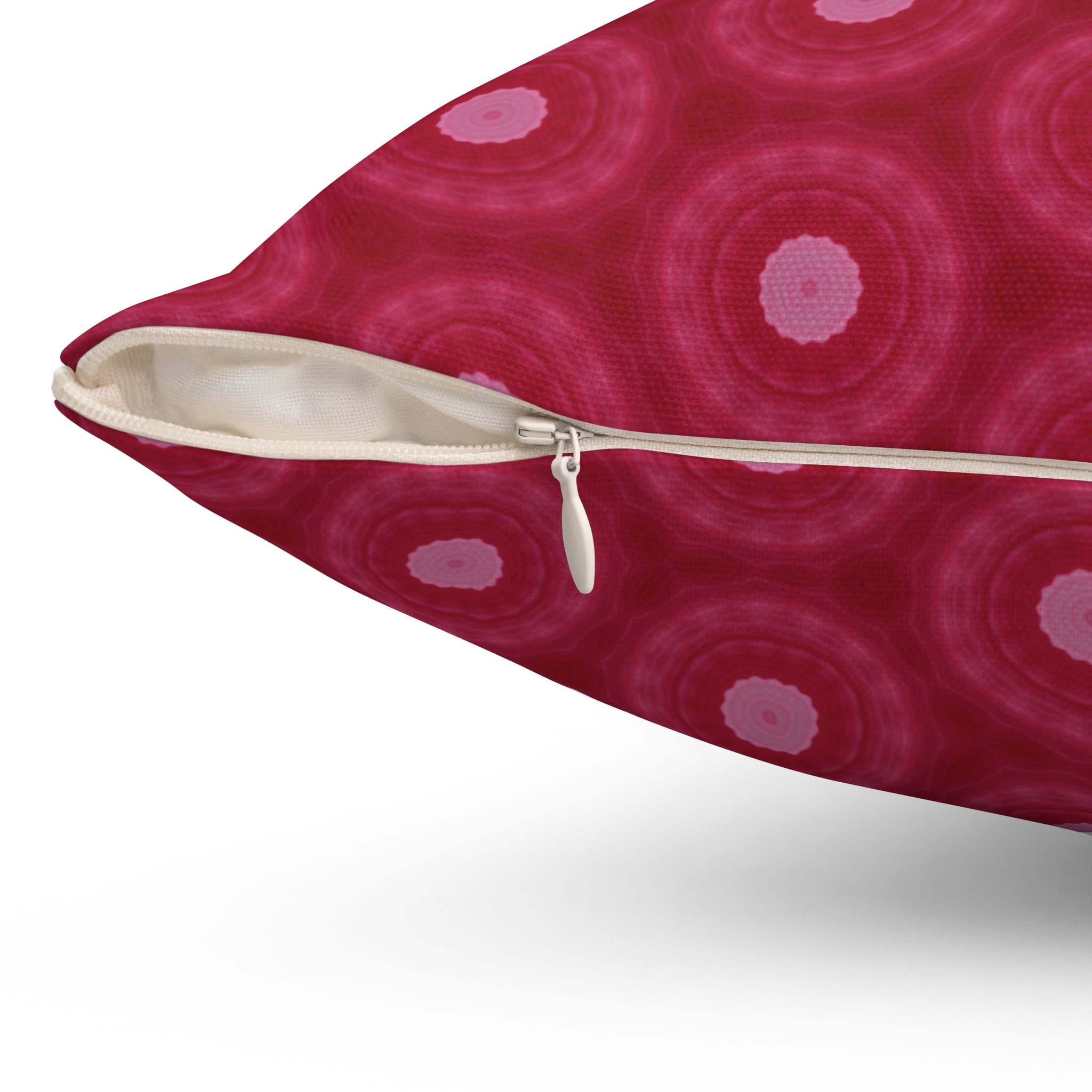 Berry Geo Dot Decorative Pillow