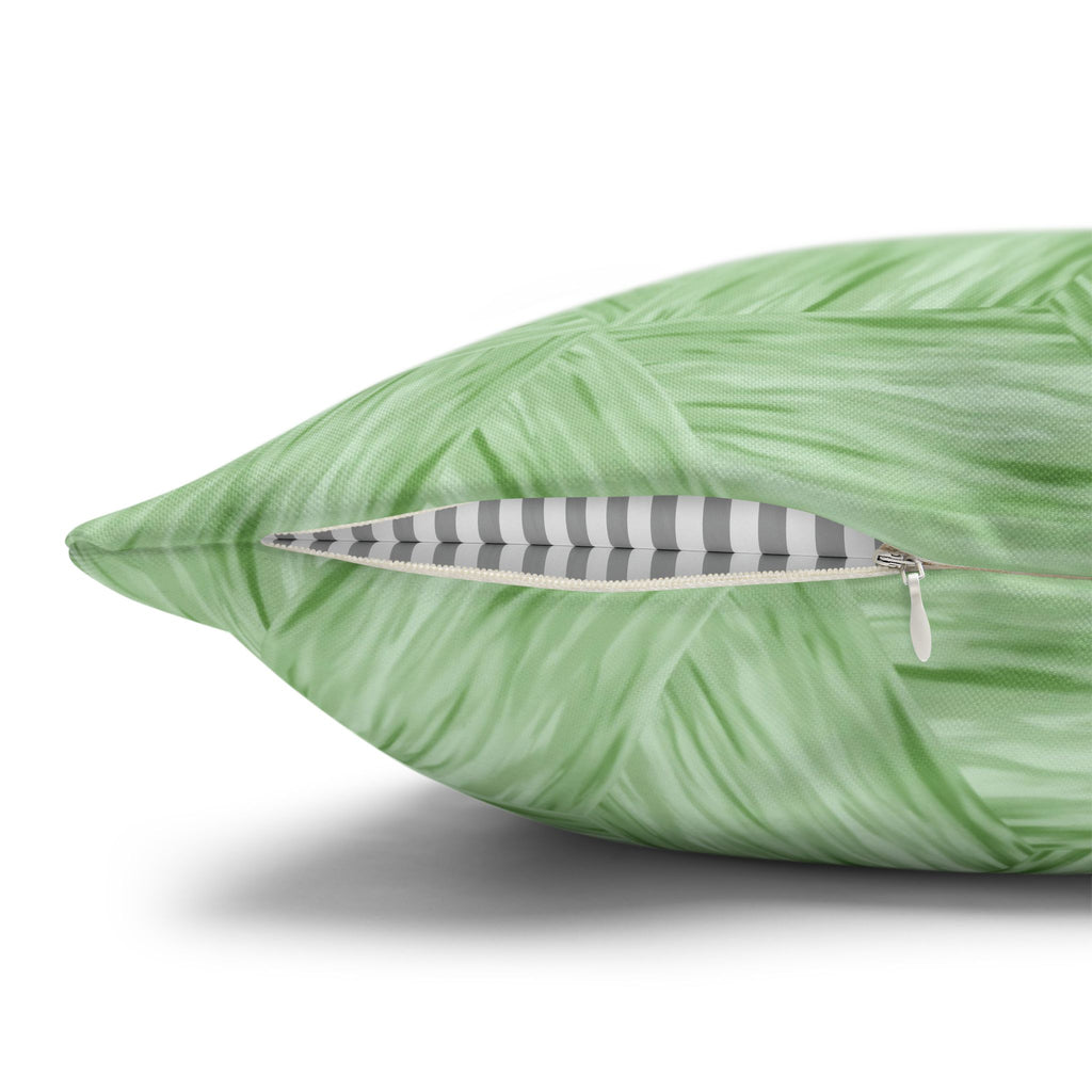 Mint Green Decorative THROW PILLOW COVER — Square Accent Pillow Cover