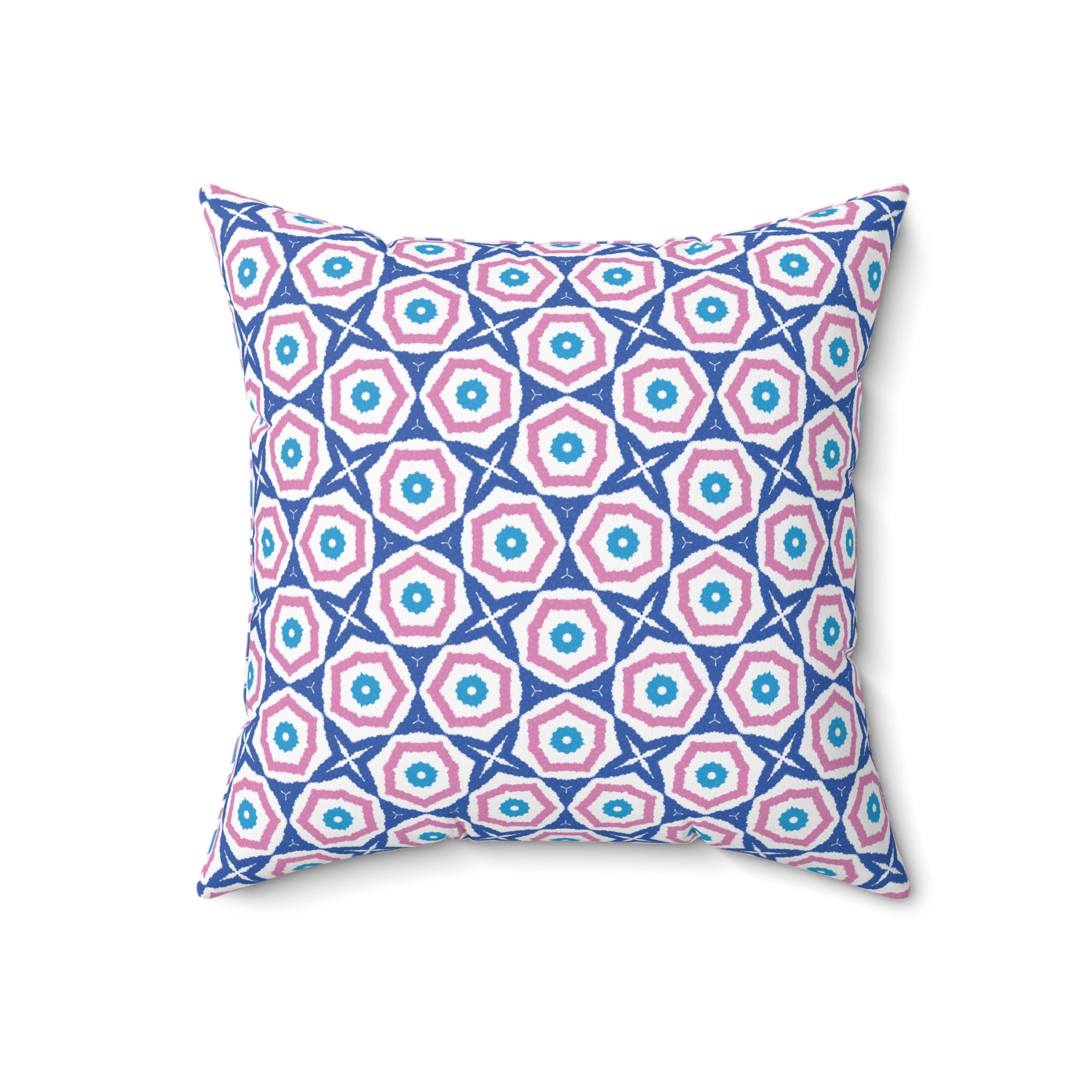 Blue & Pink Decorative Pillow