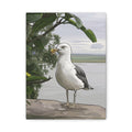 Seagull Coastal Art Canvas — Matte Stretched Wall Decor