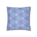 Blue Starfish THROW PILLOW COVER — Soft Starburst Decorative Square Throw Pillow Cover