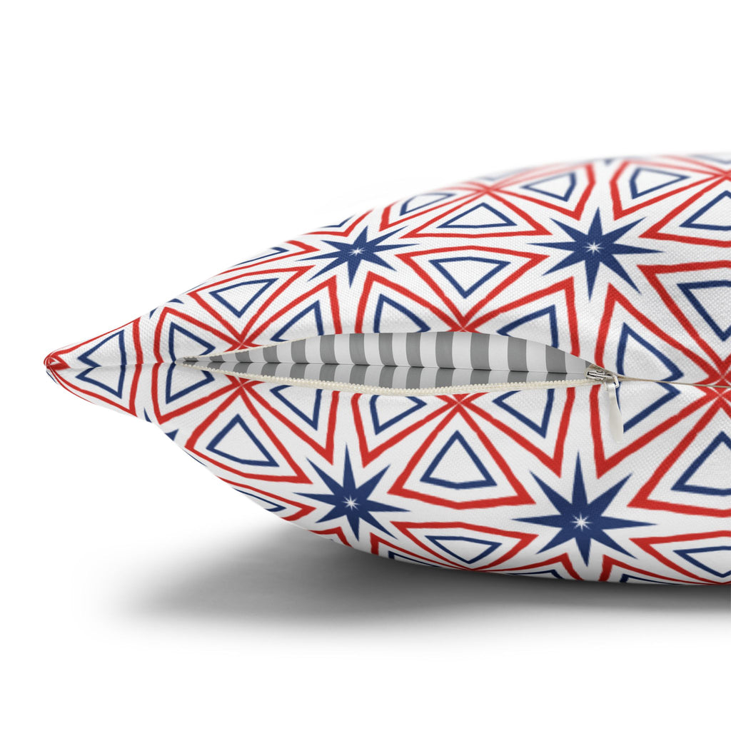 Independence Day Red White & Blue THROW PILLOW COVER